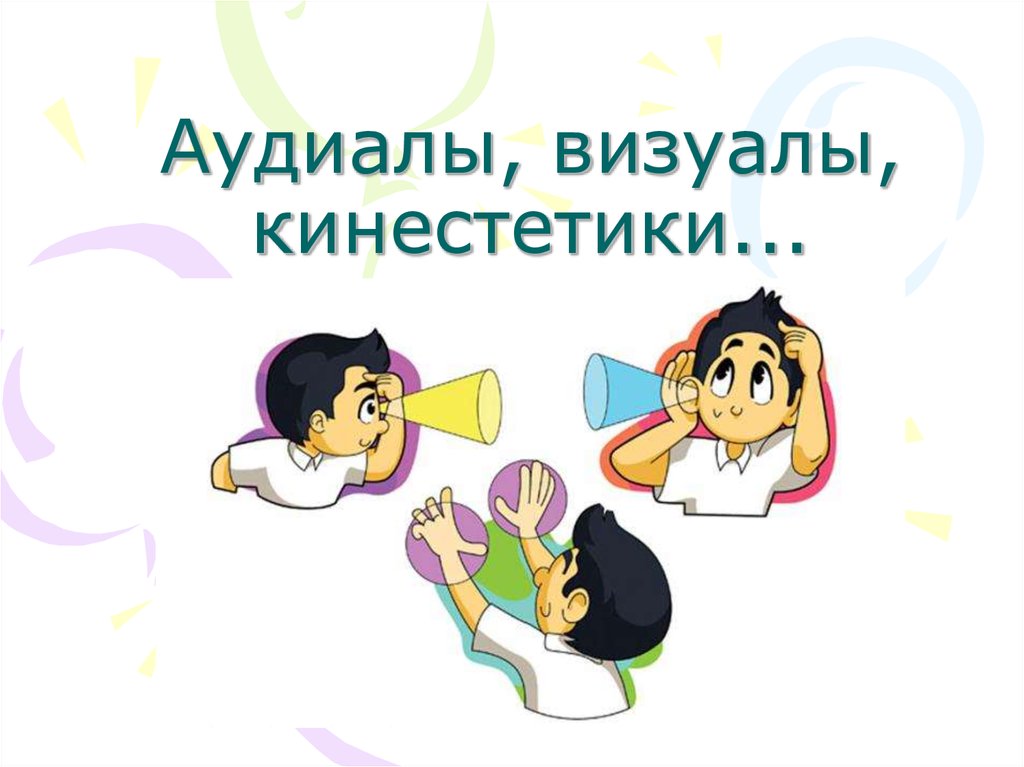 Каналы восприятия информации