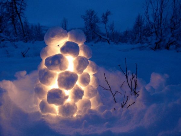 Снежная скульптура