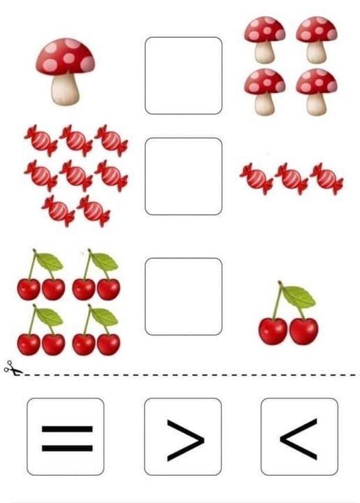 Примеры для дошкольников 5-6 лет по математике для подготовки к школе (бесплатная распечатка)