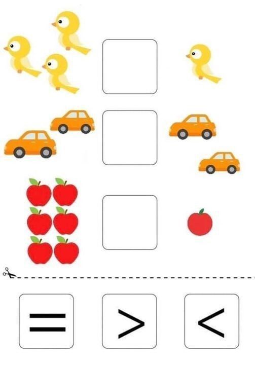 Примеры для дошкольников 5-6 лет по математике для подготовки к школе (бесплатная распечатка)