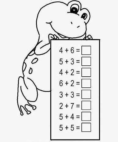Примеры для дошкольников 5-6 лет по математике для подготовки к школе (бесплатная распечатка)